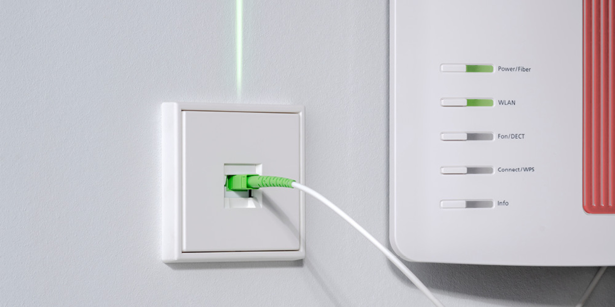 Die neuen Glasfaser-Anschlussdosen bei Gerd Schröder Elektroinstallation in Sondershausen